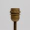 Vintage Belgian Brass Travertine Table Lamp by Camille Breesch, Image 7