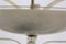 Lámpara de araña de latón y vidrio curvado de ESC Zukov, años 40, Imagen 7