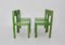 Mid-Century Green Dining Chairs from E. & A. Pollack, Set of 4 9