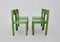 Sillas de comedor Mid-Century verde de E. & A. Pollack. Juego de 4, Imagen 9