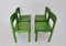 Mid-Century Green Dining Chairs from E. & A. Pollack, Set of 4, Image 2