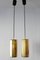 Decagonal Brass Ceiling Lamps, 1960s, Set of 2, Image 6