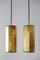 Decagonal Brass Ceiling Lamps, 1960s, Set of 2, Image 2