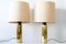German Decagonal Brass Table Lamps, 1960s, Set of 2, Image 1
