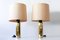 German Decagonal Brass Table Lamps, 1960s, Set of 2, Image 4