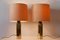 German Decagonal Brass Table Lamps, 1960s, Set of 2, Image 7
