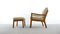 Teak and Wool Senator Lounge Chair and Ottoman Set by Ole Wanscher for Cado, 1960s, Image 3