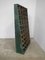 Italian Green Wooden Typographical Shelf, 1950s 4