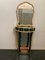 Mesa consola italiana chapada en caoba con espejo, años 50. Juego de 2, Imagen 3