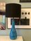 Large Blue Ceramic Table Lamp from Bitossi, 1960s, Image 3