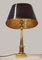 Lámpara de mesa Hollywood Regency de latón, años 70, Imagen 5