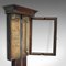 Antique Victorian English Mahogany Barometer Clock from Charles Howarth 8