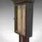 Antique Victorian English Mahogany Barometer Clock from Charles Howarth, Image 6