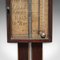 Antique Victorian English Mahogany Barometer Clock from Charles Howarth 7