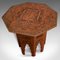 Tavolino da caffè vittoriano antico in olmo, Immagine 8