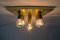 Lampada da soffitto vintage in ottone, Germania, anni '60, Immagine 2