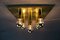 Lampada da soffitto vintage in ottone, Germania, anni '60, Immagine 4