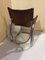 Italian Leather and Steel Side Chairs, 1970s, Set of 2, Image 4