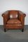 Club chair vintage in pelle color cognac, Paesi Bassi, Immagine 1