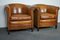 Vintage Dutch Cognac-Colored Leather Club Chair, Set of 2 4