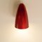 Red Aluminum Sconce by Franz Hagenauer for Werkstätte Hagenauer Wien, 1950s 5