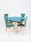 Mid-Century Dining Table & Chairs Set by Umberto Mascagni, 1950s, Set of 5 1