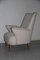 Minimalistischer italienischer Sessel, 1950er 1
