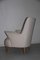 Minimalist Italian Armchair, 1950s 4