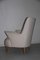Minimalistischer italienischer Sessel, 1950er 4