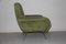 Mid-Century Italian Green Armchair, 1950s, Image 4