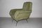 Mid-Century Italian Green Armchair, 1950s, Image 1