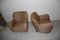 Italian Brown Armchairs, 1950s, Set of 2 8