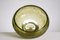 Mid-Century Green Glass Bowl 1