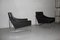 Italian Steel and Faux Leather Armchairs by Pieter De Bruyne for Arflex, 1960s, Set of 2 5