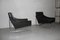 Italienische Armlehnstühle aus Kunstleder mit Stahlfüßen von Pieter De Bruyne für Arflex, 1960er, 2er Set 5