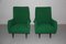 Mid-Century Italian Green Armchairs, 1950s, Set of 2, Image 3