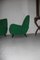 Mid-Century Italian Green Armchairs, 1950s, Set of 2 6