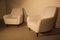 Mid-Century Italian White Plush Armchairs, 1950s, Set of 2 4