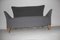 Mid-Century Italian Grey Sofa, 1950s, Image 7