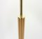 Brass and Wood Floor Lamp from Hans-Agne Jakobsson AB Markaryd, 1980s 9