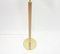Brass and Wood Floor Lamp from Hans-Agne Jakobsson AB Markaryd, 1980s 11