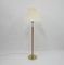 Brass and Wood Floor Lamp from Hans-Agne Jakobsson AB Markaryd, 1980s, Image 3