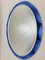Italian Blue Glass Mirrors from Metalvetro Galvorame Siena, 1970s, Set of 2 6