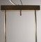 Glass and Brass Ceiling Lamp from Lumi, 1980s, Image 8