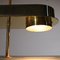 Glass and Brass Ceiling Lamp from Lumi, 1980s, Image 6