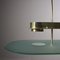 Glass and Brass Ceiling Lamp from Lumi, 1980s, Image 5