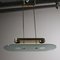 Glass and Brass Ceiling Lamp from Lumi, 1980s, Image 10