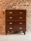 Antique Victorian Teak Chest of Drawers, 1890s 1