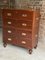 Antique Victorian Teak Chest of Drawers, 1890s 5