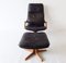 Lounge Chair with Ottoman from Berg Furniture, 1970s, Set of 2 2